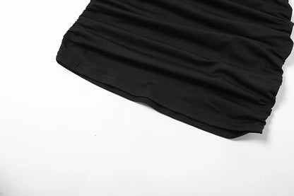 Sukienka Mini Bodycon z Wycięciami