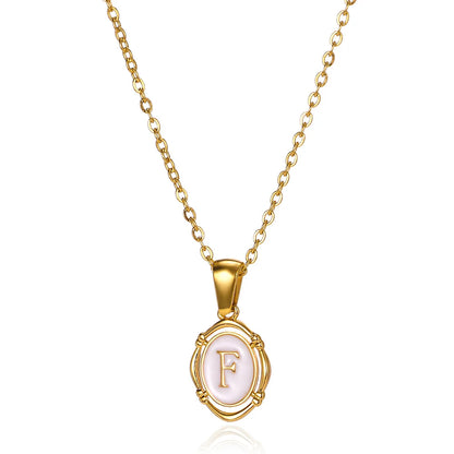 Naszyjnik Locket Złoty z Literą