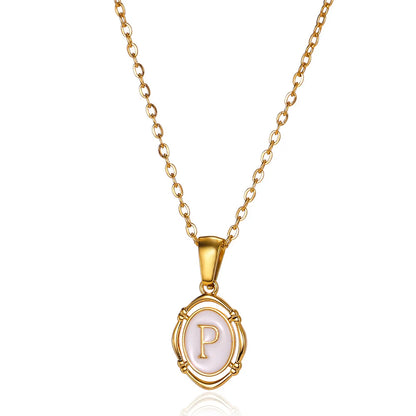 Naszyjnik Locket Złoty z Literą