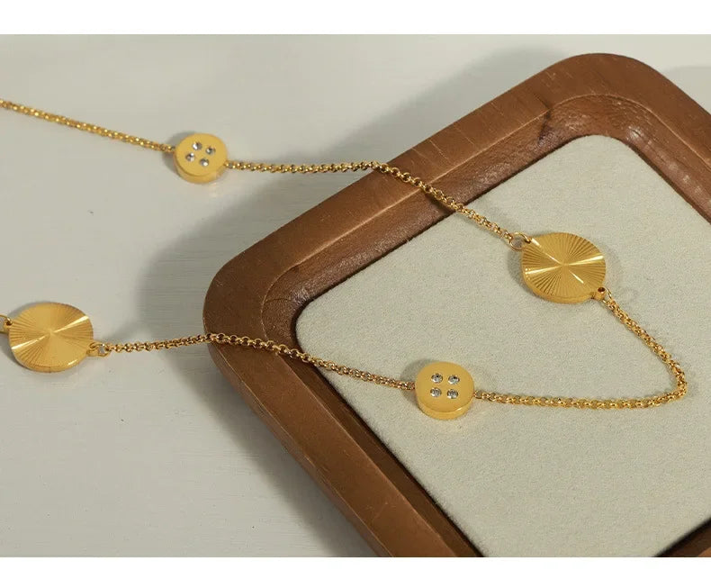 Naszyjnik Multi Layer Coin