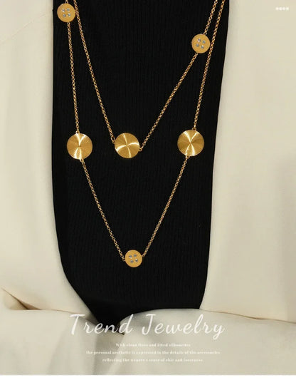 Naszyjnik Multi Layer Coin