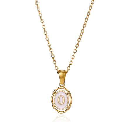 Naszyjnik Locket Złoty z Literą