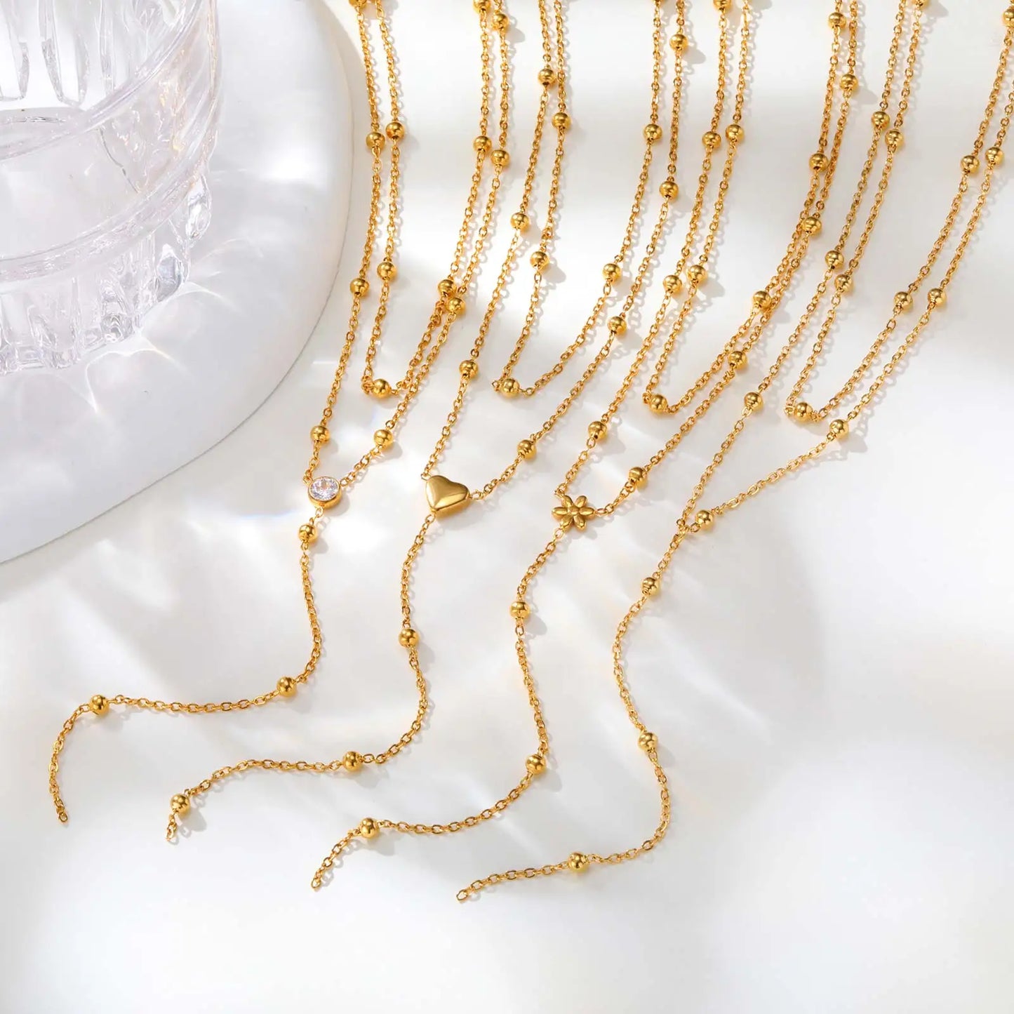 Naszyjnik Podwójny Lariat Choker