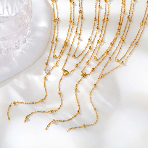 Naszyjnik Podwójny Lariat Choker