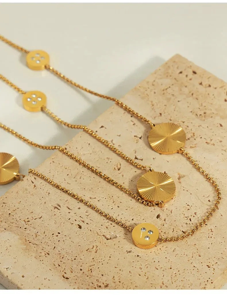 Naszyjnik Multi Layer Coin