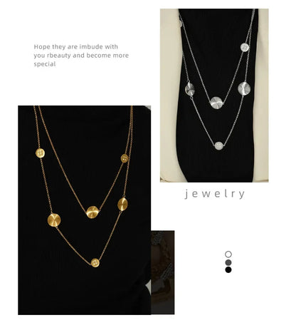 Naszyjnik Multi Layer Coin