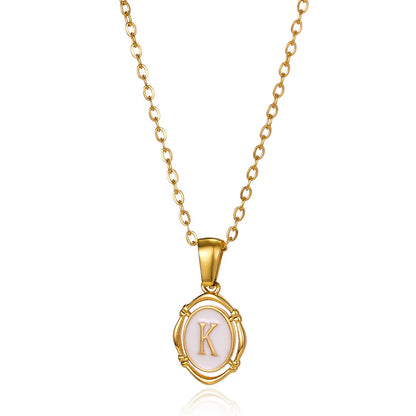 Naszyjnik Locket Złoty z Literą