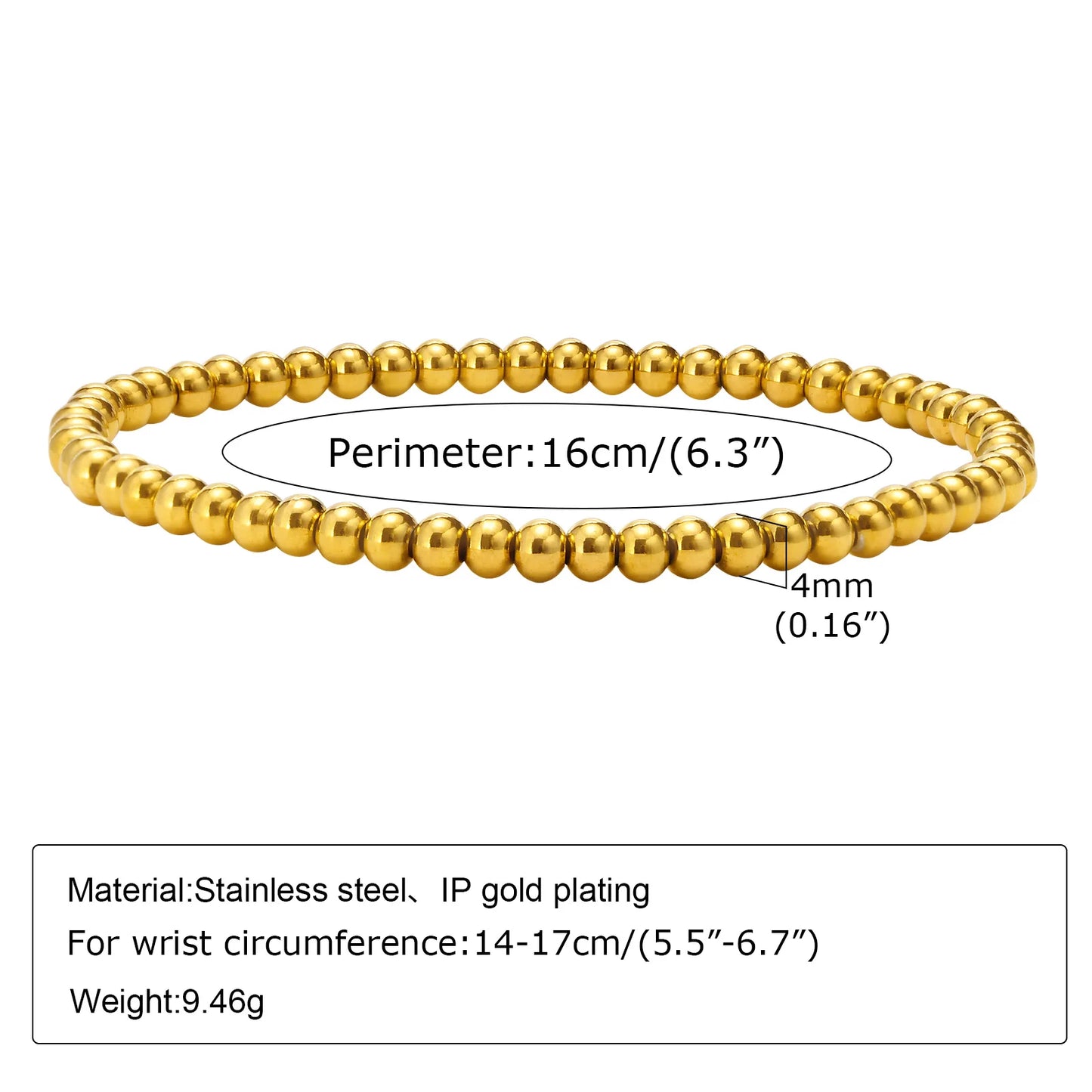 Non Tarnish Stainless Steel Bracelet Stackable for Women, Thin Herribone Chain Bracelet Waterproof Gold Plated Jewelry