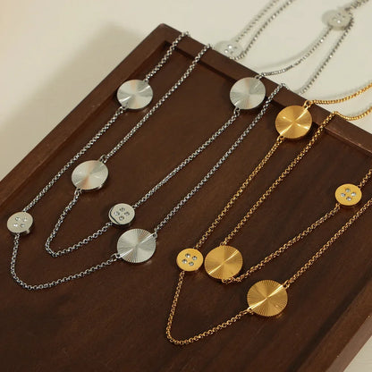 Naszyjnik Multi Layer Coin