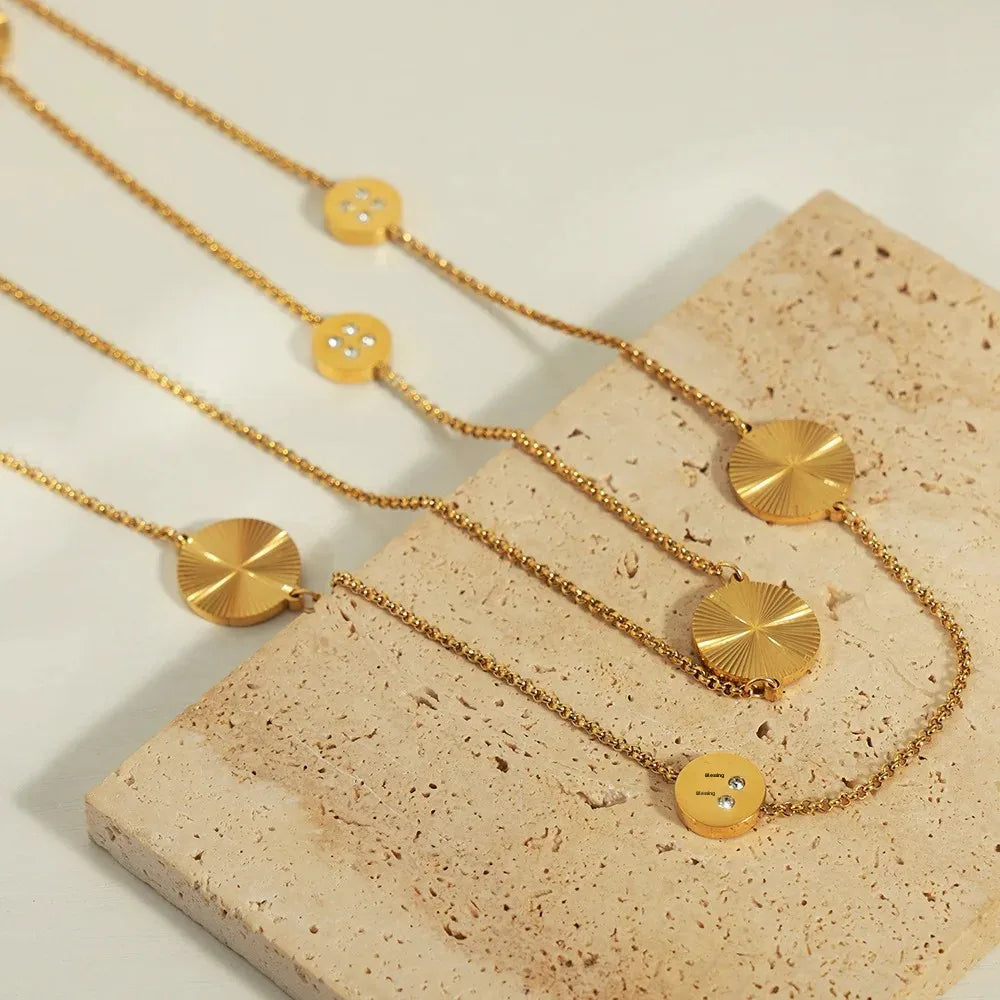 Naszyjnik Multi Layer Coin