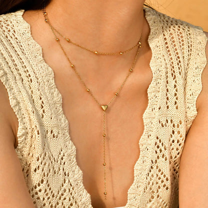 Naszyjnik Podwójny Lariat Choker