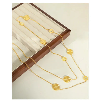 Naszyjnik Multi Layer Coin