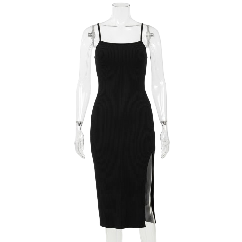 Sukienka Syrena z Asymetrycznym Rozcięciem