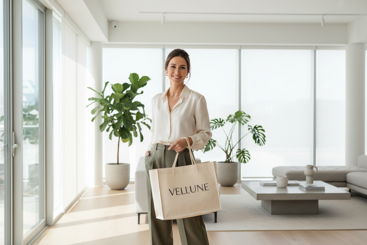 Kobieta z siatką Vellune